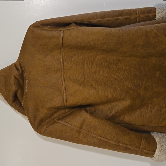NVLT SHEARLIN FAUX LEATHER JACKET IN SMALL - Picture 7 of 8